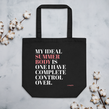 Load image into Gallery viewer, My Ideal Summer Body Eco Tote Bag - Black
